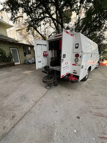 Magnet Plumbing service vehicle on-site for Faucet Repair in Beverly Cove